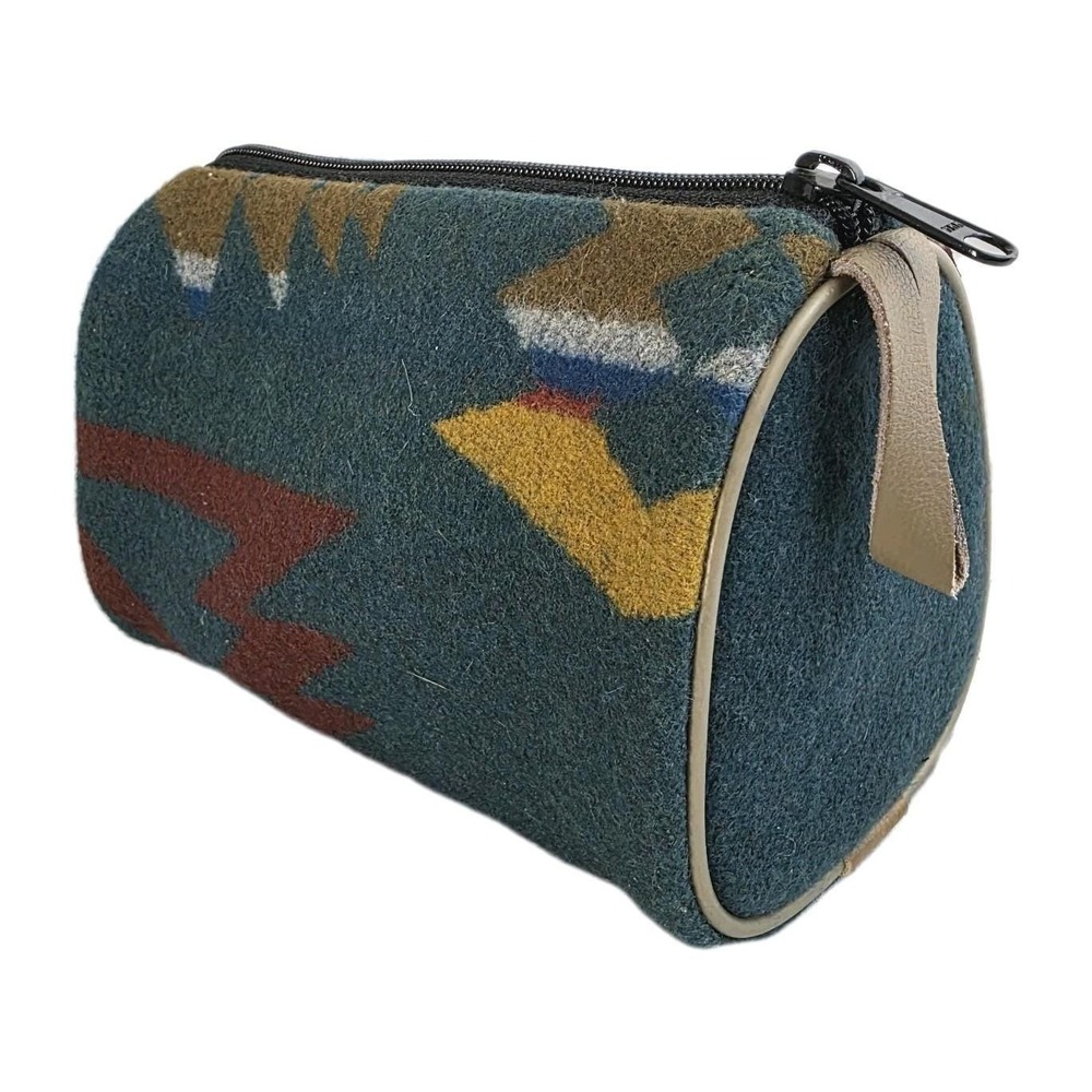 Vintage Pendleton High Grade Western Wear Wool Bag Travel Pouch Cosmetic Case